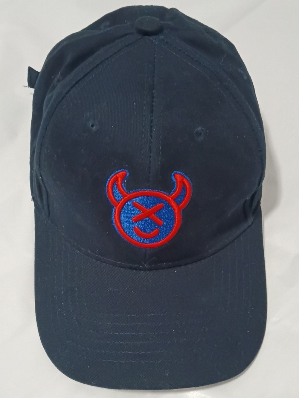 New wot HORNS HAT World Cup Mascot Navy Devil Emblem Baseball Cap RARE